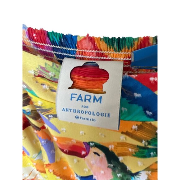 Farm Rio Textured Tropical Print Tiered Maxi Dress - Picture 8 of 8